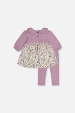 Load image into Gallery viewer, Lavendula Organic Cotton Dress And Legging Set
