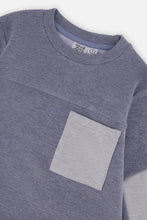 Load image into Gallery viewer, Brushed Jersey Stone Blue Top
