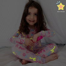 Load image into Gallery viewer, Pink Party Animals Glow in the Dark Modal Pjs
