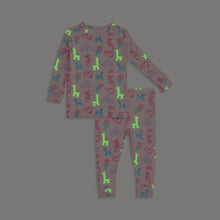 Load image into Gallery viewer, Pink Party Animals Glow in the Dark Modal Pjs
