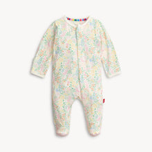 Load image into Gallery viewer, Hoppy Garden Modal Ruffle Magnetic Footie
