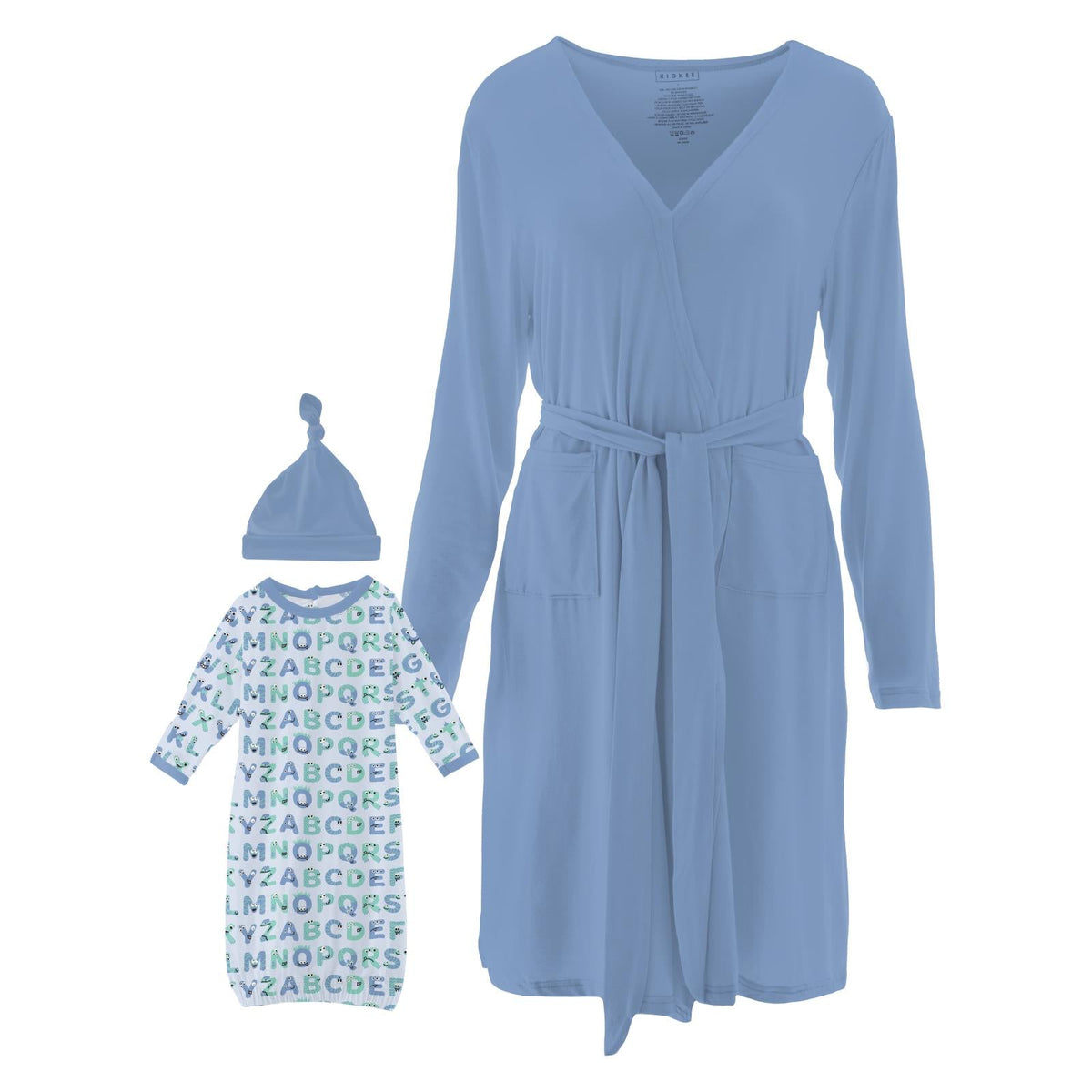 Dew ABC Monster Women's Robe and Gown Set