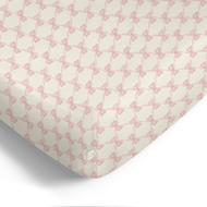 Bows Luxury Crib Sheet