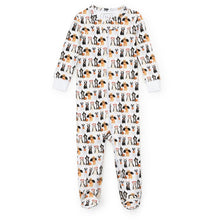 Load image into Gallery viewer, Halloween Pups Parker Zip Footie/Coverall

