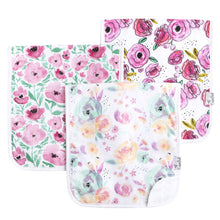 Load image into Gallery viewer, Premium Burp Cloths - Bloom
