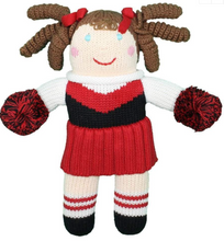 Load image into Gallery viewer, Cheerleader Doll Rattle
