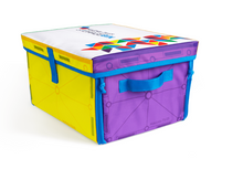 Load image into Gallery viewer, Magna-Tiles Storage Bin &amp; Interactive Play Mat
