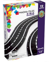 Load image into Gallery viewer, Xtras: Roads Magna-Tiles 12 piece set
