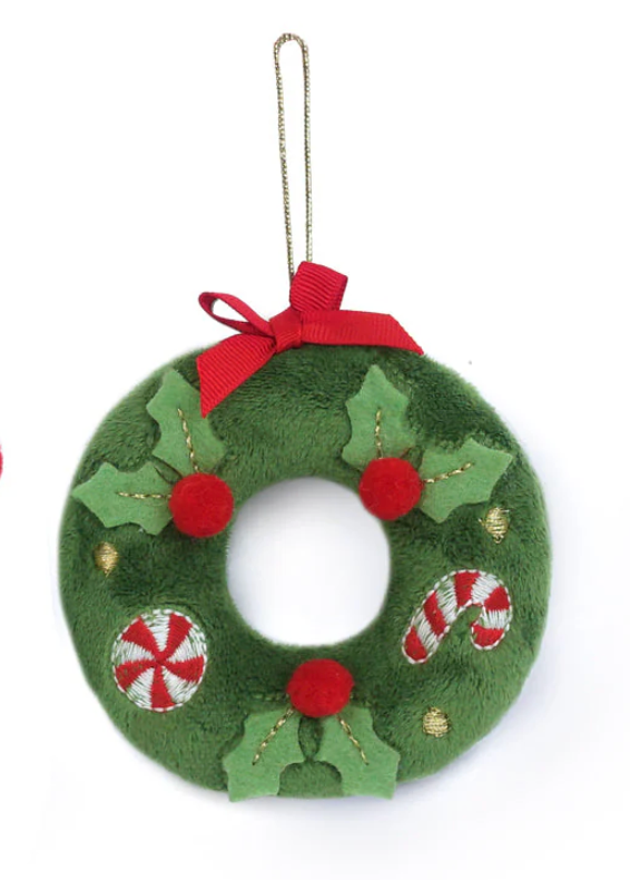 Merry Holiday Wreath Ornament