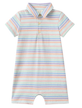 Load image into Gallery viewer, Peach Stripe Romper
