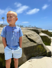 Load image into Gallery viewer, Hugo Pale Blue Shorts
