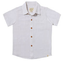 Load image into Gallery viewer, White Woven Shirt
