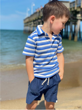Load image into Gallery viewer, Bluepeter Navy Rib Shorts
