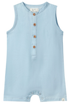 Load image into Gallery viewer, Chambray Playsuit
