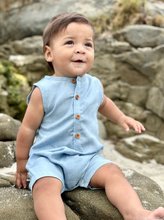 Load image into Gallery viewer, Chambray Playsuit
