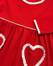 Load image into Gallery viewer, Gilded Heart Red Dress
