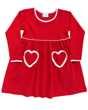 Load image into Gallery viewer, Gilded Heart Red Dress

