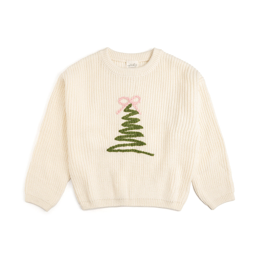 Coquette Christmas Tree Sweater