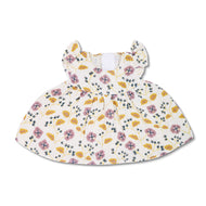 Pink Floral Muslin Doll Dress