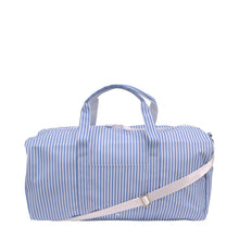 Load image into Gallery viewer, Pimlico Stripe Weekender Duffel - Chambray
