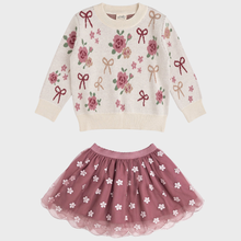 Load image into Gallery viewer, Coquette Berry Rose Sweater
