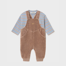 Load image into Gallery viewer, Velour Dungaree Set
