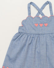 Load image into Gallery viewer, Chambray Alice Bloomer Set
