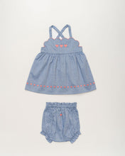 Load image into Gallery viewer, Chambray Alice Bloomer Set
