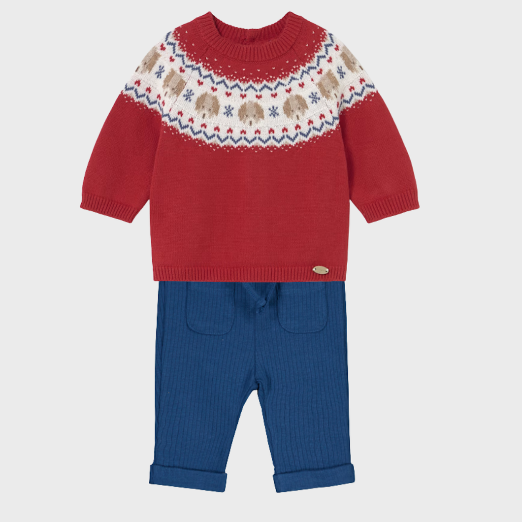 Baby Puppy Sweater Set