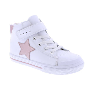 Riley White and Rose Leather