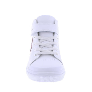 Riley White and Rose Leather