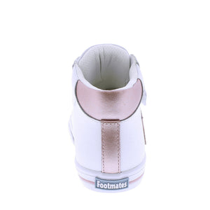 Riley White and Rose Leather
