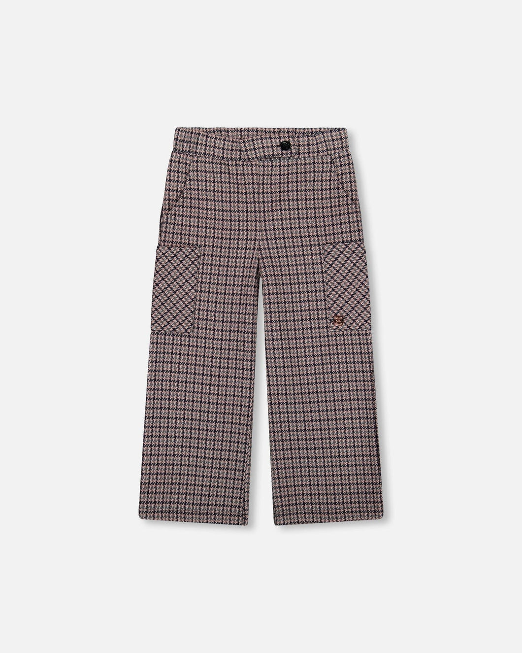 Jacquard Knit Houndstooth Pant