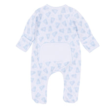 Load image into Gallery viewer, Baby Boo Zip Footie - Blue
