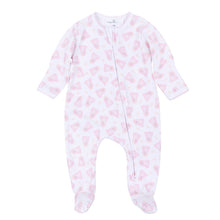 Load image into Gallery viewer, Baby Boo Zip Footie - Pink
