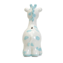 Load image into Gallery viewer, Blue Spotted Giraffe Bank

