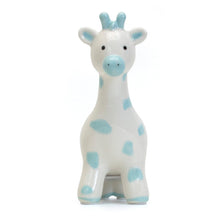 Load image into Gallery viewer, Blue Spotted Giraffe Bank
