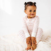 Load image into Gallery viewer, Dusty Rose Bunny Hop Pjs
