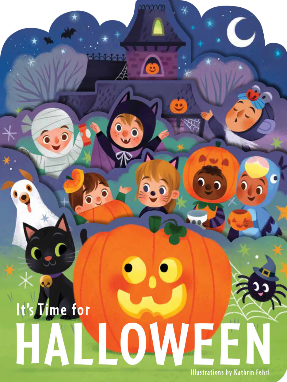 It's Time For Halloween Board Book