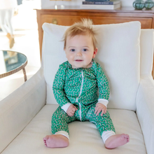 Load image into Gallery viewer, Candy Cane Footie
