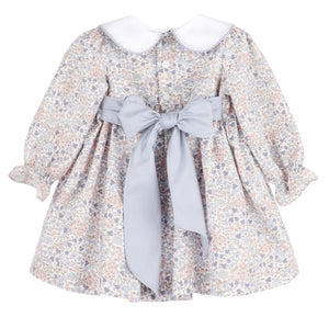 Sweater Weather Pleat Floral Dress