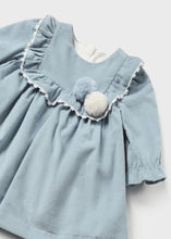 Load image into Gallery viewer, Snow Blue Corduroy Dress
