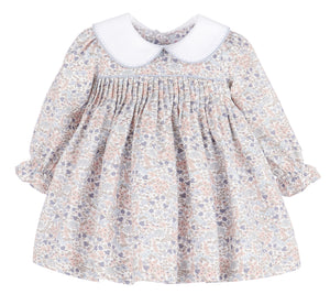 Sweater Weather Pleat Floral Dress