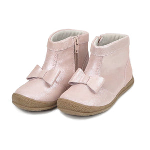 Hilary Pink Shimmer Bow Boot