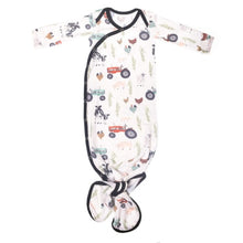 Load image into Gallery viewer, Newborn Knotted Gown - Jo
