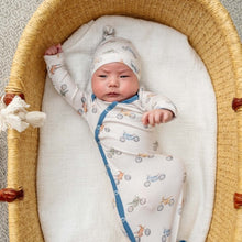 Load image into Gallery viewer, Newborn Knotted Gown - Ryder
