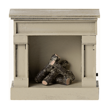 Load image into Gallery viewer, Maileg Fireplace,  Mouse Off White

