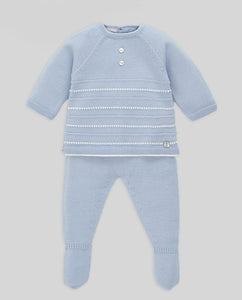 Chalk Blue Cashmere Blend Take Home Set