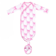Load image into Gallery viewer, Newborn Knotted Gown - Bow My Gosh
