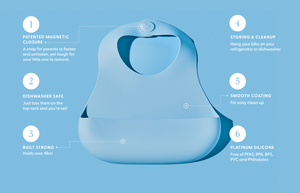 Magnetic Feeding Bibs